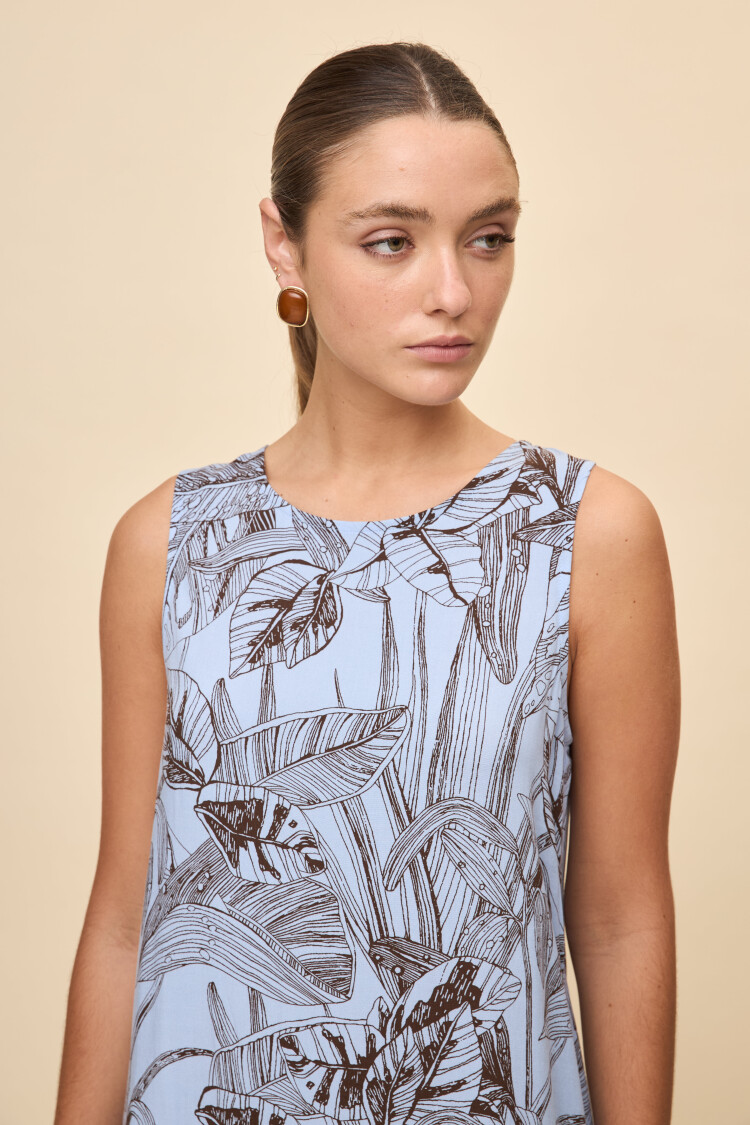 VESTIDO DOIA Celeste