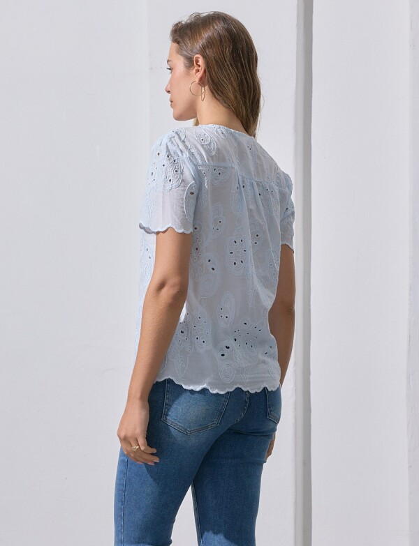 Blusa Broderie CELESTE