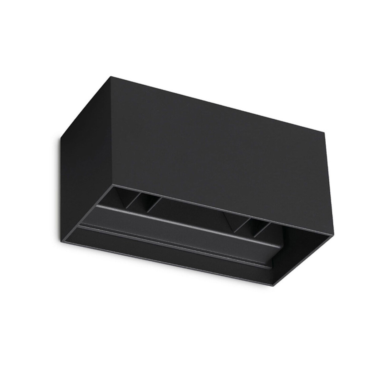 Luminaria Bidireccional Skye II Doble Negra 
