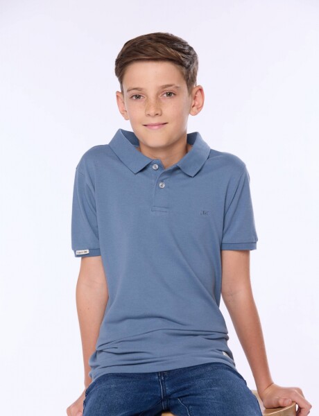 REMERA POLO PIQUE LISA Piedra