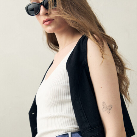 SHORT LEOPOLD Indigo