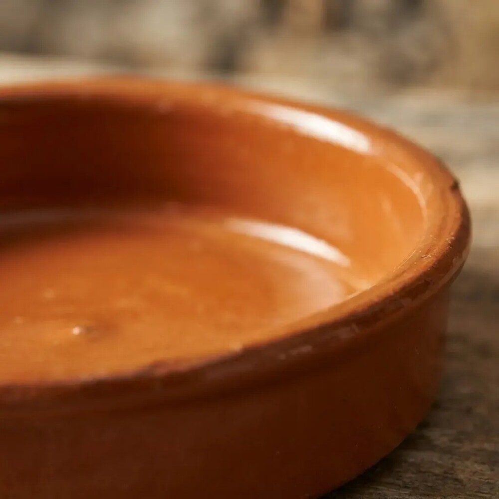 Cazuela Barro 20 cms miel sin asas Cazuela Barro 20 cms miel sin asas