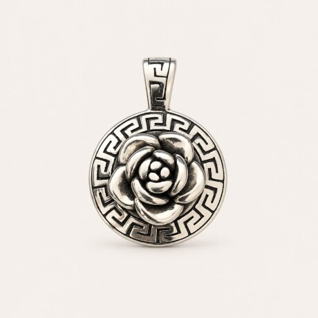 Medalla Rosa - Plata 925 Medalla Rosa - Plata 925