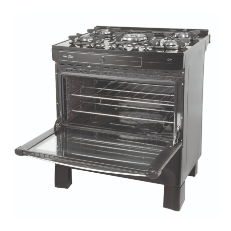 Cocina a gas de 5 hornallas TEM LUNA GLASS Cocina a gas de 5 hornallas TEM LUNA GLASS