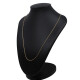 Cadena en oro 18k amarillo, fina. Largo 45cm Cadena en oro 18k amarillo, fina. Largo 45cm