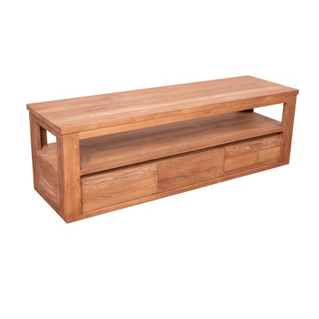 MUEBLE PARA TV MADERA-Y-FIBRA-NATURAL NATURAL-BEIGE HORINZONTE NATURAL