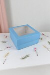 Caja flexi 51 20x20x9,5 c/visor. CELESTE