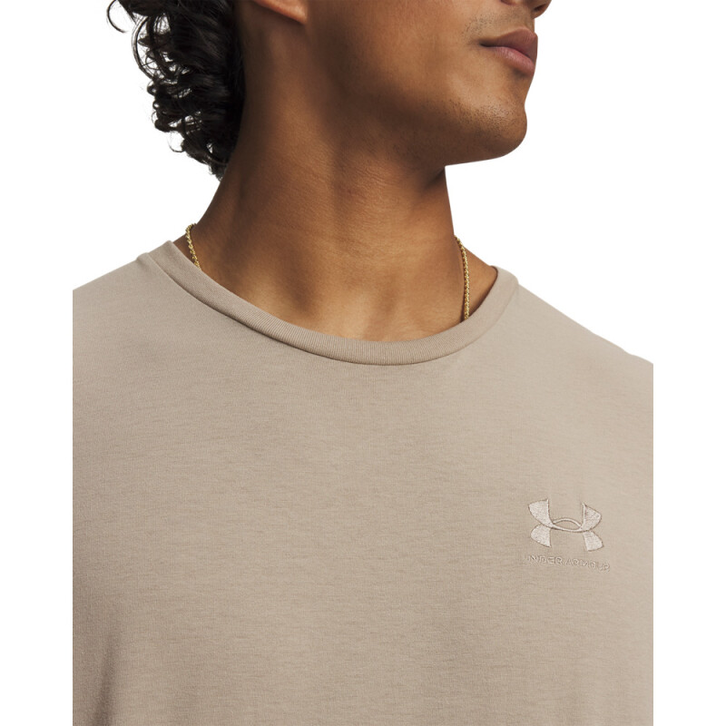 UA M ICON TEE SS-ORG BRN-299