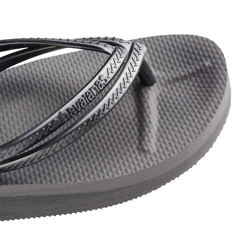 Sandalia de Mujer Havaianas Wedges Wns Gris Acero