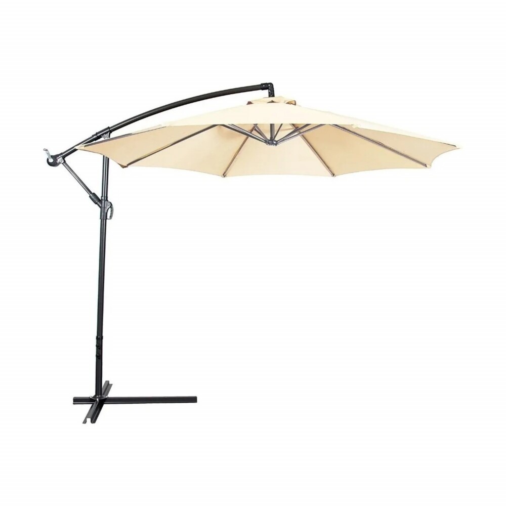 Sombrilla de Jardín 3.0m Beige