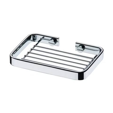 JABONERA DE ACERO CROMADO REJA Jabonera De Acero Cromado Reja