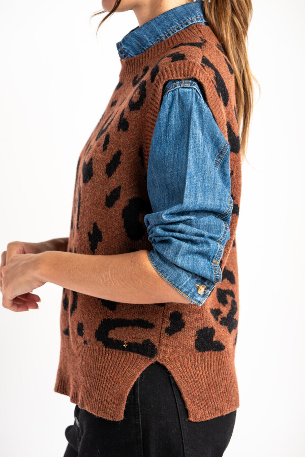 Chaleco Animal Print Animal Print