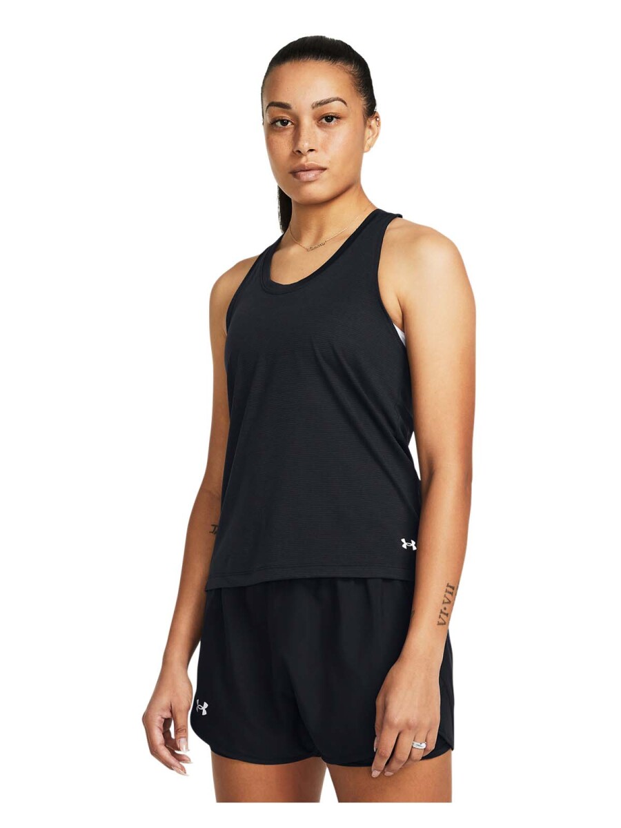 Musculosa Running Under Armour Singlet de Mujer - 1382436-001 - Negro 