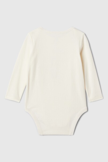 Body Gràfico Manga Larga Bebé Ivory Frost