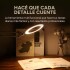 Lampara Aro Luz Led Lupa Aumento 2 En 1 Escritorio Y Morsa Color Variante Blanco
