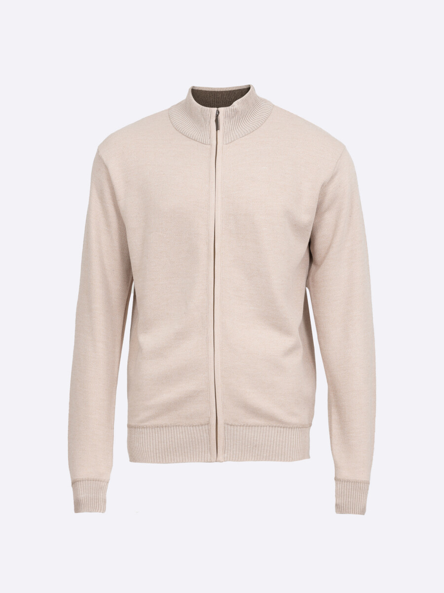 Campera melange - beige 