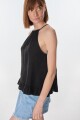 Musculosa Halter Negro