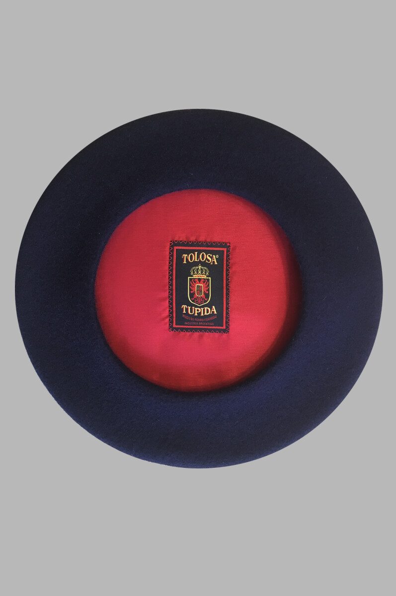 Boina Tolosa de paño 30cm - Azul 