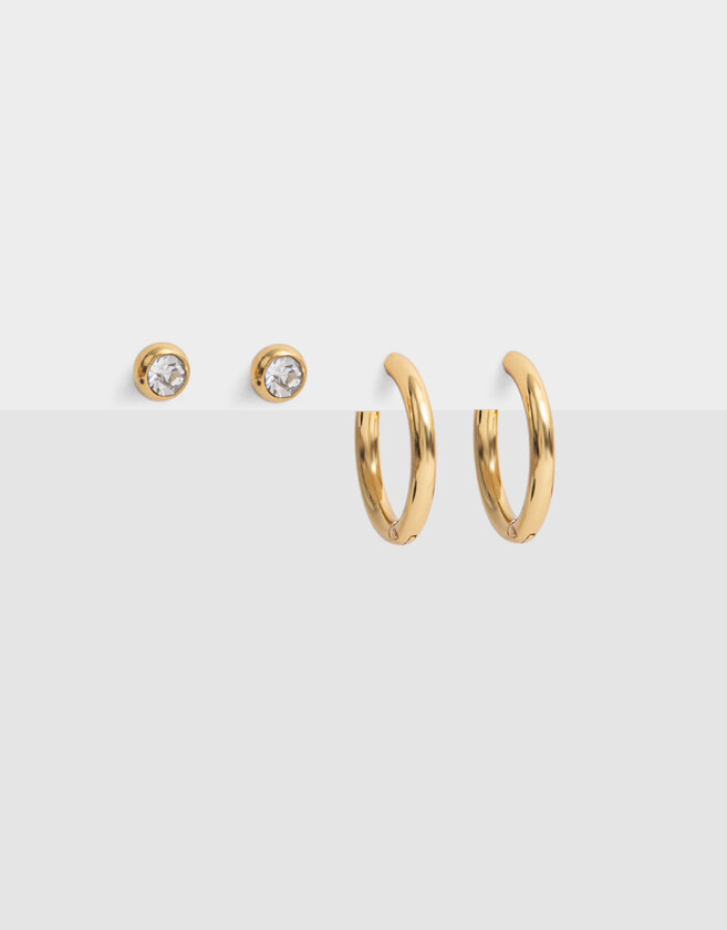 Aros Sets Acero quirúrgico Set De Aros De Acero Quirúrgico - Dorado