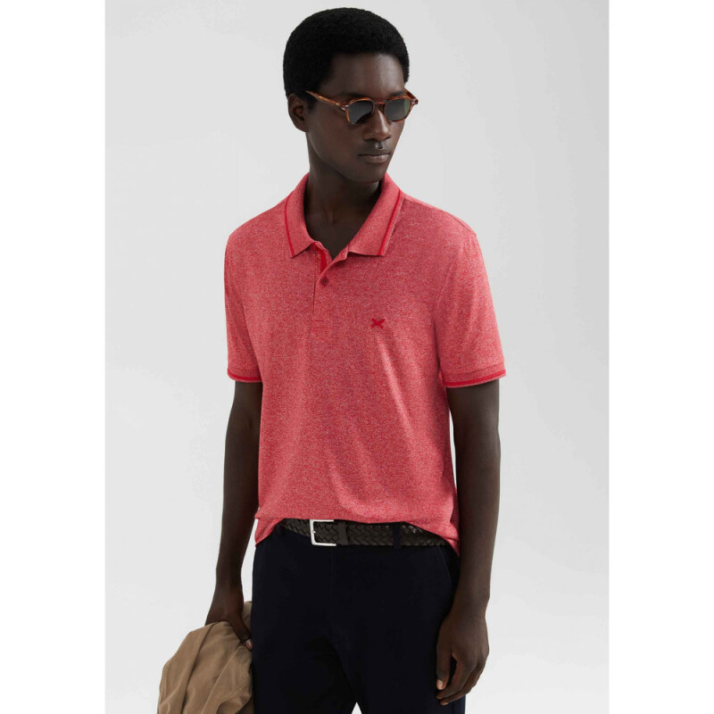 CAMISA POLO MM MASC ROJO OSCURO