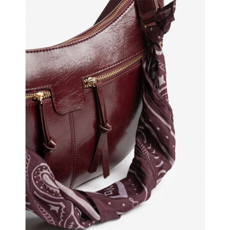 Cartera Hobo Burgundy Rojo Burdeaux