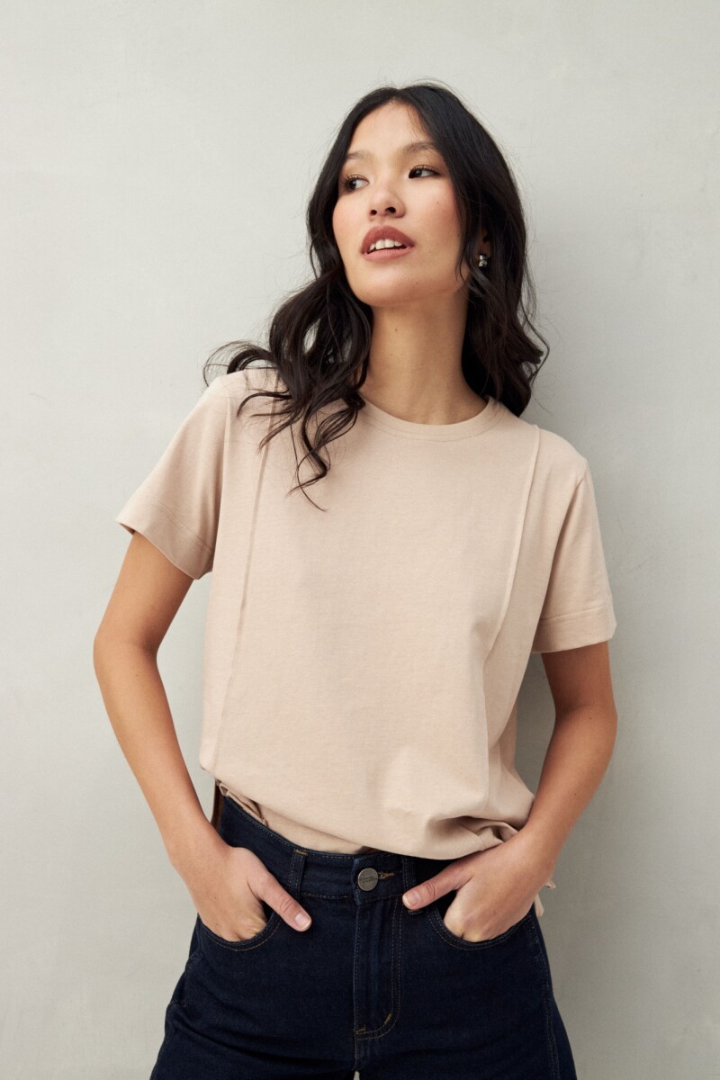 REMERA PADELLA - Beige 