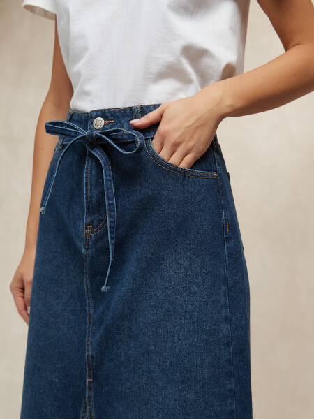 FALDA ZORAYA AZUL OSCURO