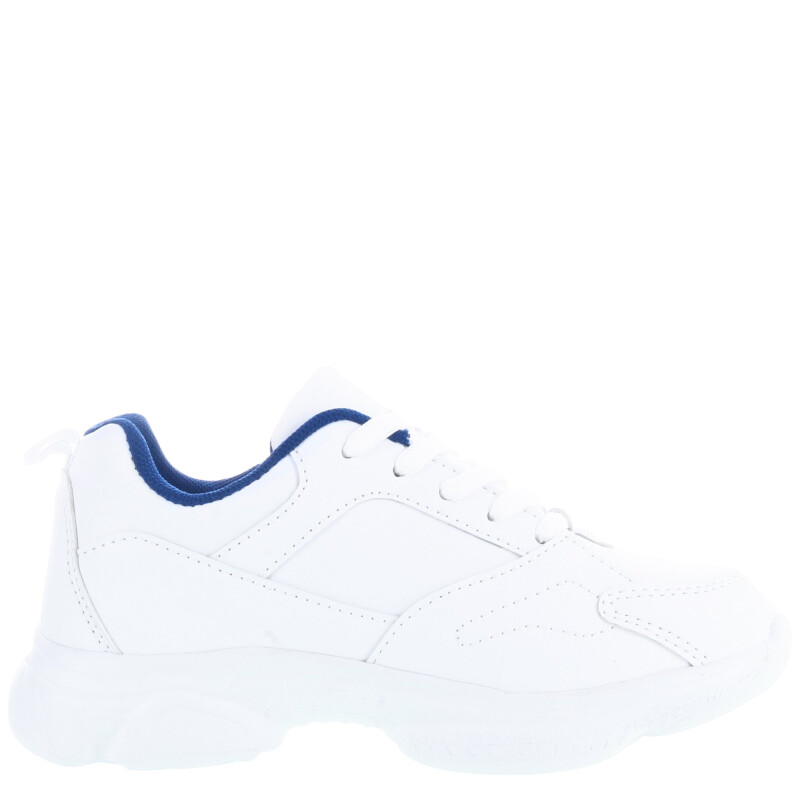 Championes Infantiles Push ARTI con forro en contraste Blanco - Azul Marino