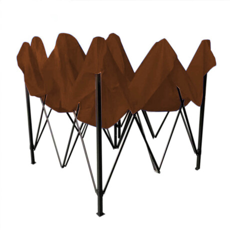 Gazebo Impermeable Expert 3mx3m Reforzado Carpa Toldo Marron