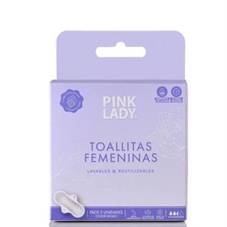 Pink Lady Toallitas Femeninas Reutilizables 2 unidades Pink Lady Toallitas Femeninas Reutilizables 2 unidades
