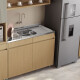 Bajo Mesada 80 cm 2 Puertas sin Tapa – Línea Simone Mendes GAMAS DE BEIGE