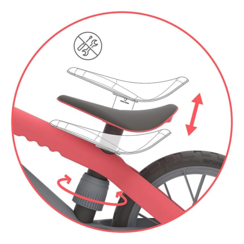 Bicicleta Sin Pedales BMXie Moto Roja Bicicleta Sin Pedales BMXie Moto Roja