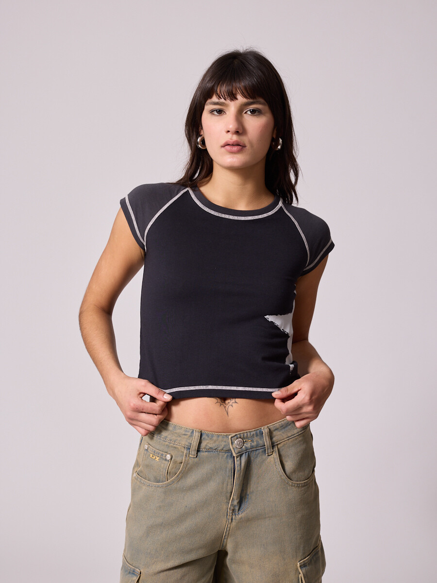 T-SHIRT MELMAN DIXIE Negro