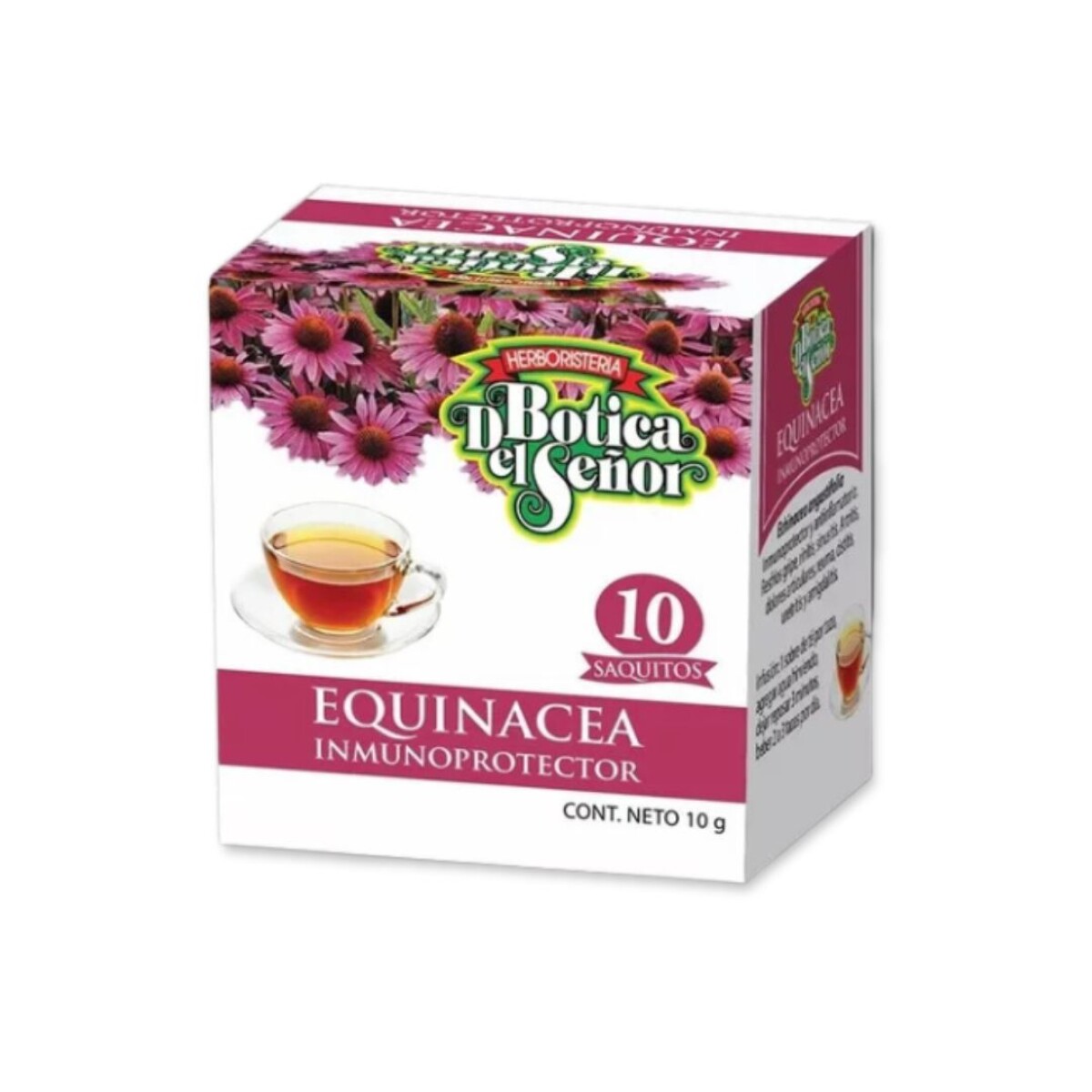 Té Equinácea Botica Del Señor 10 Unidades 