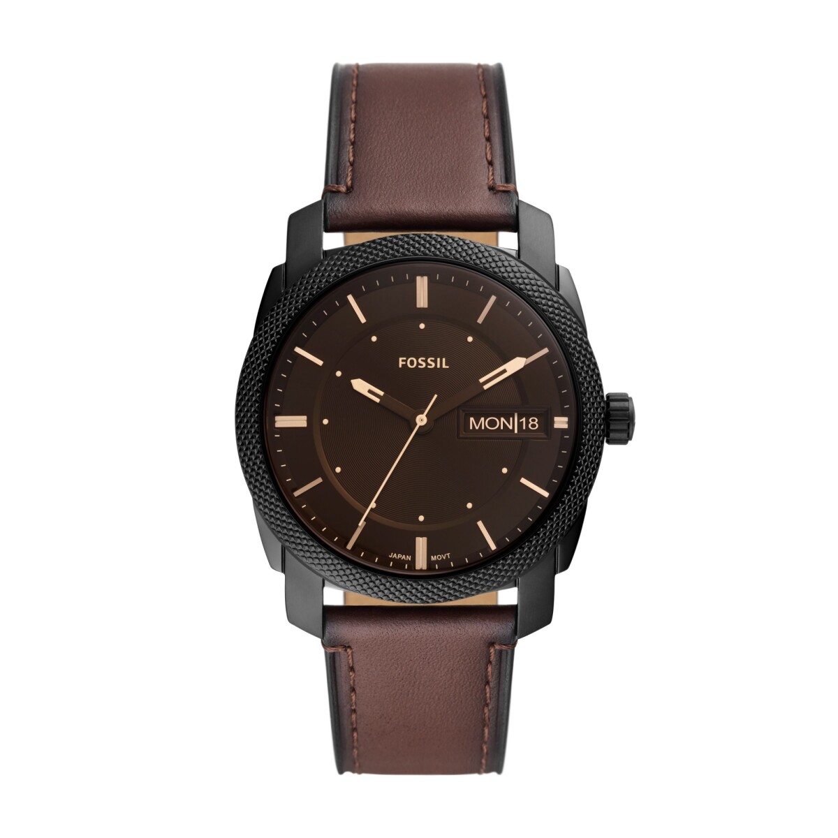 Reloj FOSSIL MACHINE Cuero Marron Esfera 42mm 