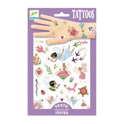 Tatuajes temporales Amigas Hadas Djeco Tatuajes temporales Amigas Hadas Djeco