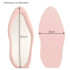 Espejo Mango, Cuerpo Entero, Forma Irregular ROSADO