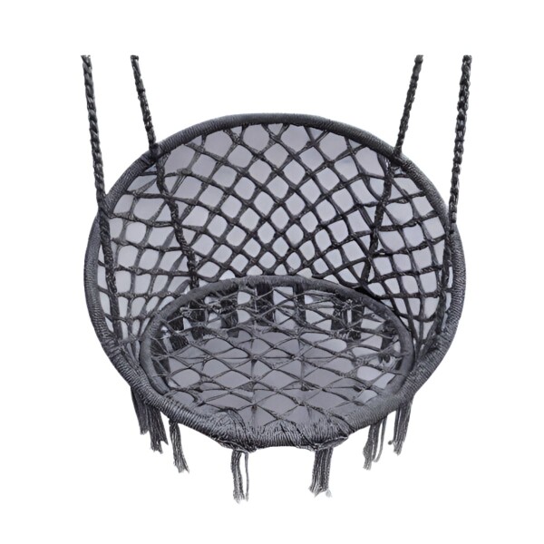 Hamaca Paraguaya Silla Colgante Redonda Interior Exterior Jardin Patio Imback Color Gris Hamaca Paraguaya Silla Colgante Redonda Interior Exterior Jardin Patio Imback Color Gris