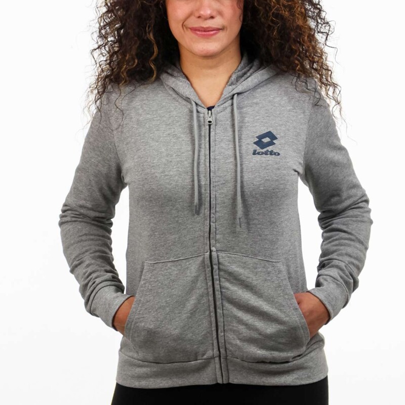 LOTTO MUJER CANGURO CON CIERRE - GRIS Gris