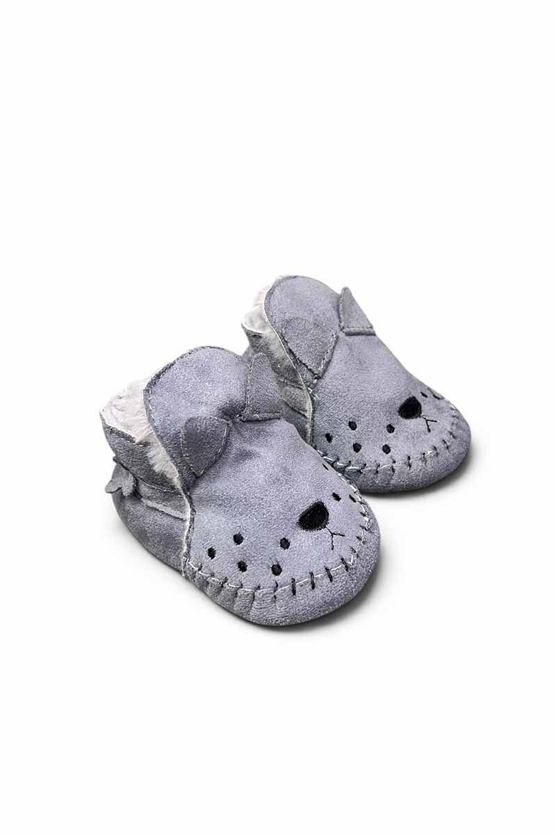 PANTUFLA BEBE Gris