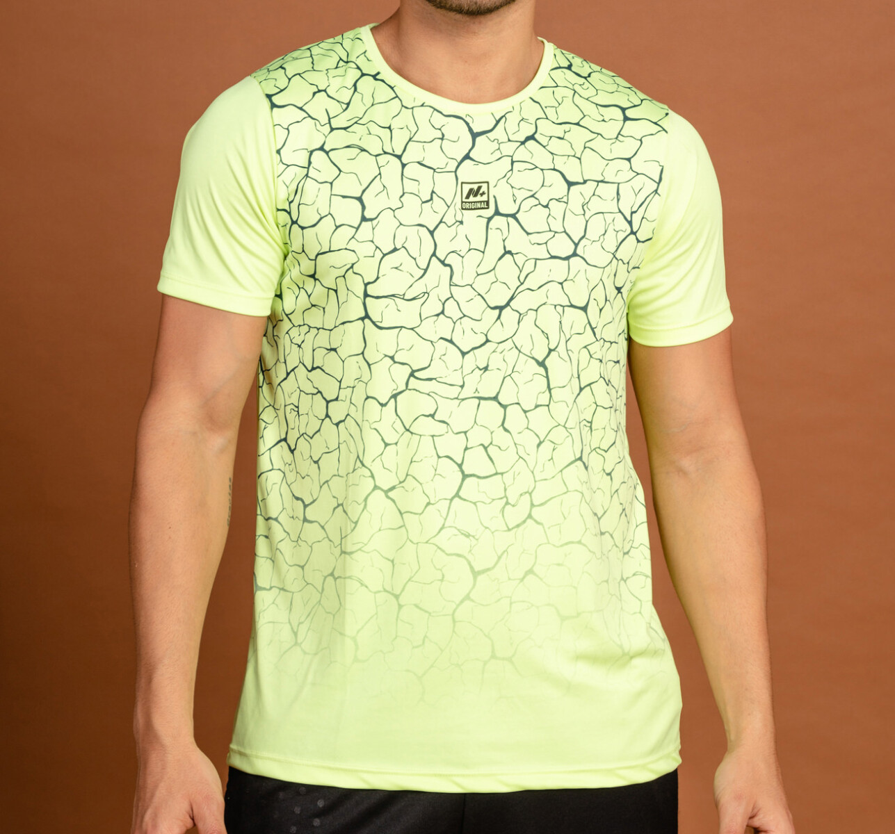 Remera de Hombre N+ Woods - Amarillo 