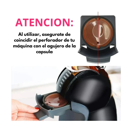 Pack X4 Cápsulas de Café Ecológicas Reutilizables 50ML MARRON