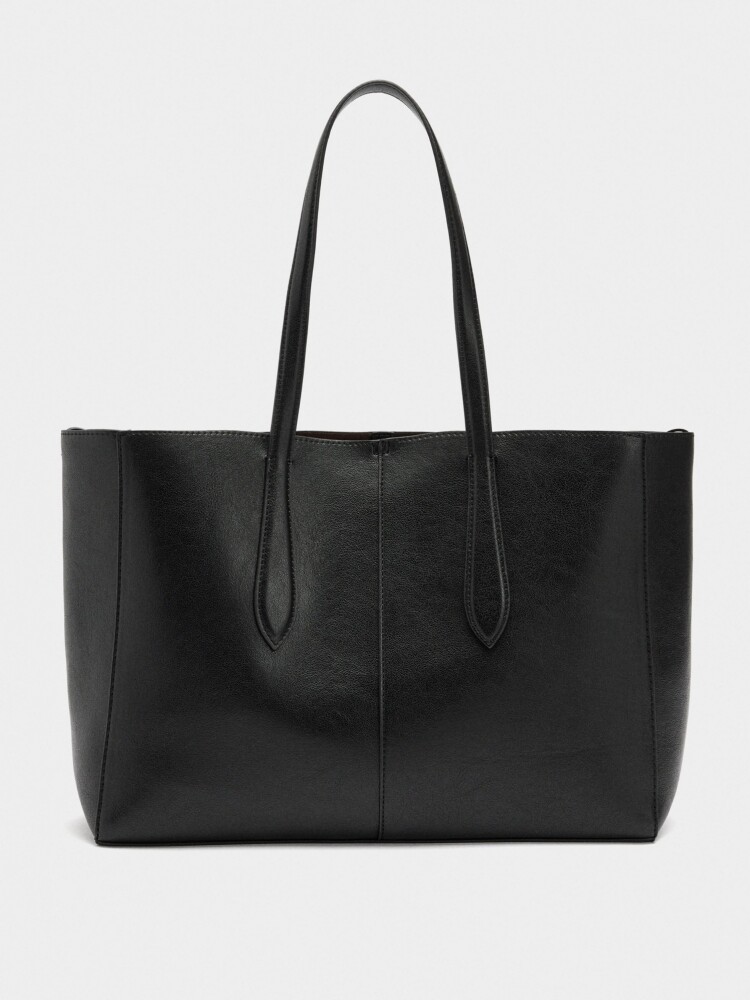 Bolso Shopper Liso negro