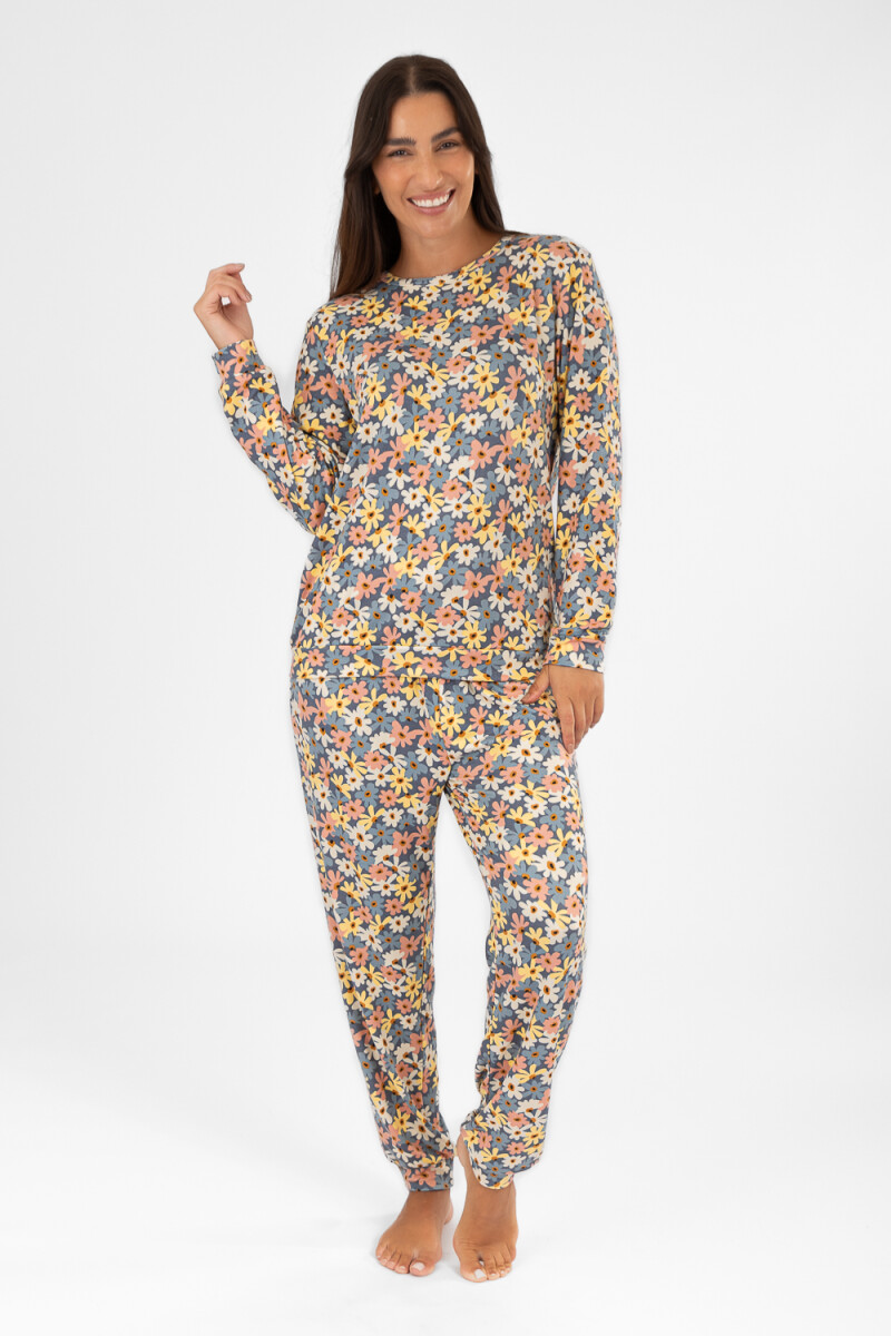PIJAMA POPPY FULL - AZUL 