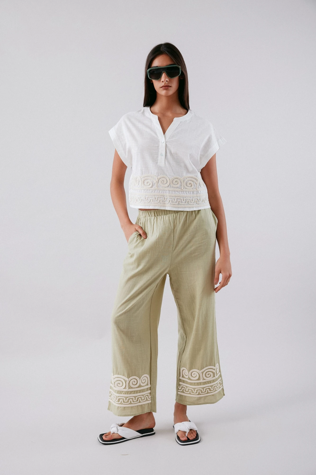 Pantalon Shaita verde m/l