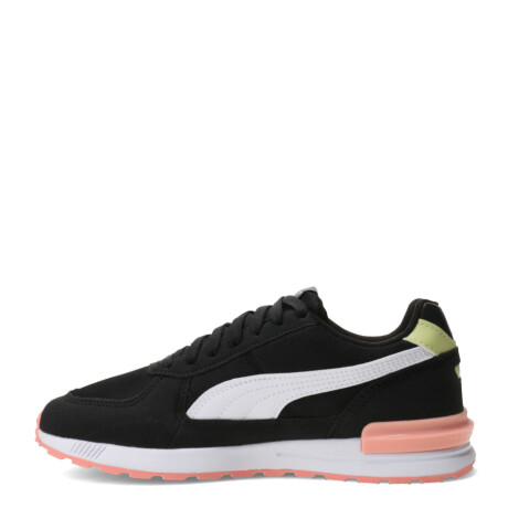 Championes de Mujer Puma Graviton Wns Negro - Blanco - Verde Agua