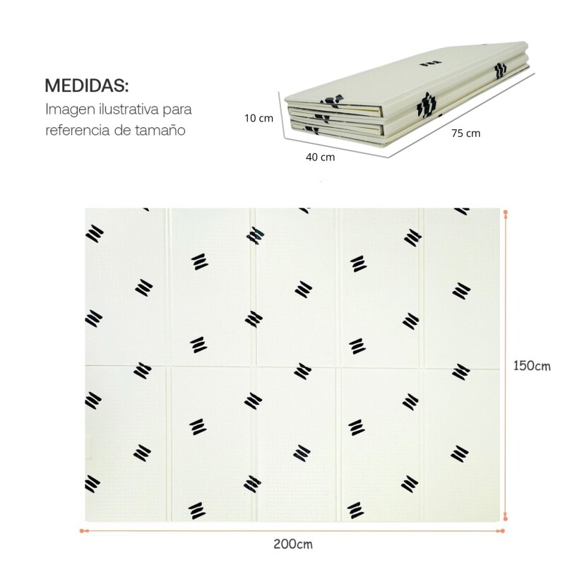 Alfombra Infantil Plegable y Reversible Antideslizante Color: B Alfombra Infantil Plegable y Reversible Antideslizante Color: B