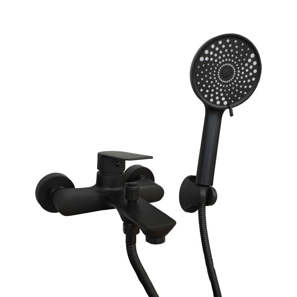 GRIFERÍA MONOCOMANDO DE BAÑERA WICO C/TRANSFERENCIA PREMIUM NEGRO Grifería Monocomando De Bañera Wico C/transferencia Premium Negro