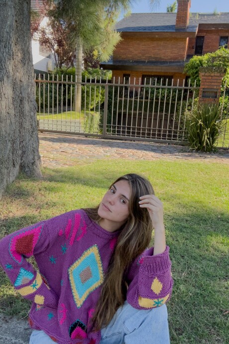 Sweater Gitano Base Morada