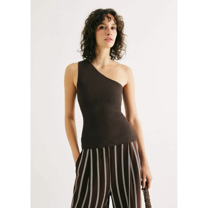 BLUSA SM FEM MARROM ESCURO